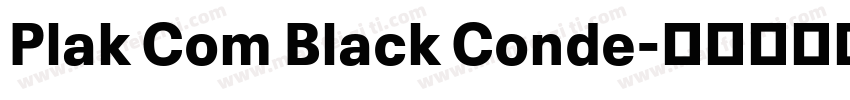 Plak Com Black Conde字体转换
